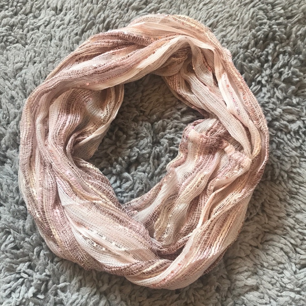 Pink Infinity Scarf